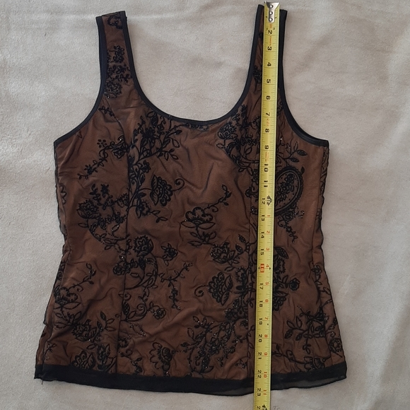 Cato Black Embroidered Beaded Detailed Top - Picture 12 of 12